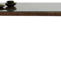 Cheap Eettafel Conley Ruwstaal 180x90cm Kasten|Tafels