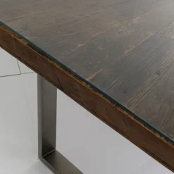 Cheap Eettafel Conley Ruwstaal 180x90cm Kasten|Tafels
