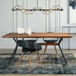 Sale Eettafel Downtown Walnoot 180x90cm Kasten|Tafels