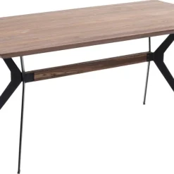 Sale Eettafel Downtown Walnoot 180x90cm Kasten|Tafels