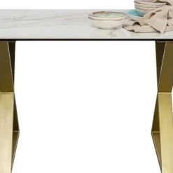 Cheap Eettafel Eternity Cross Brass 160x80cm Kasten|Tafels