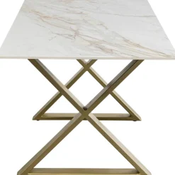 Cheap Eettafel Eternity Cross Brass 160x80cm Kasten|Tafels