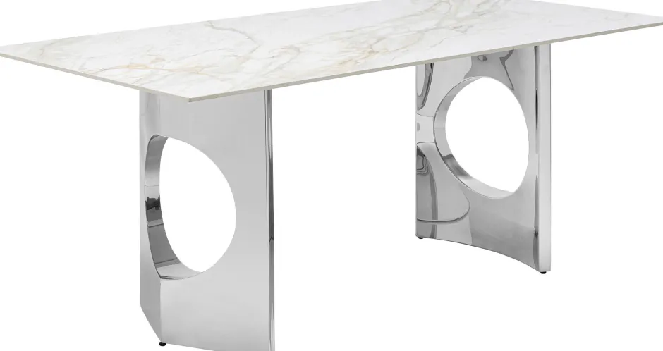 Store Eettafel Eternity Oho Chroom 180x90cm Kasten|Tafels
