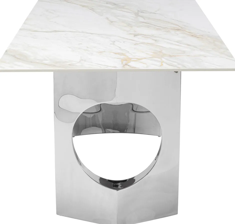 Store Eettafel Eternity Oho Chroom 180x90cm Kasten|Tafels