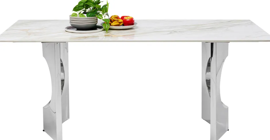 Store Eettafel Eternity Oho Chroom 180x90cm Kasten|Tafels