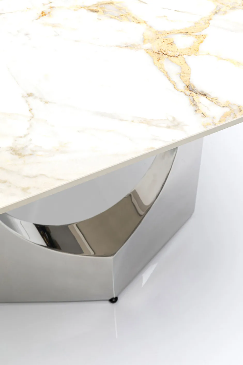 Store Eettafel Eternity Oho Chroom 180x90cm Kasten|Tafels