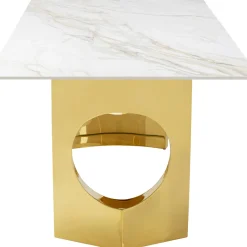 Best Eettafel Eternity Oho Gold 180x90cm Kasten|Tafels