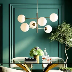 Online Eettafel Gloria Goud 200x100cm Kasten|Tafels