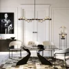 Store Eettafel Gloria Zwart 200x100cm Kasten|Tafels