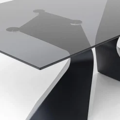 Store Eettafel Gloria Zwart 200x100cm Kasten|Tafels