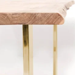 Outlet Eettafel Harmony Brass 160x80 Kasten|Tafels
