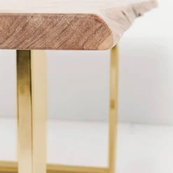Outlet Eettafel Harmony Brass 200x100 Kasten|Tafels