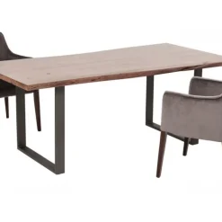 Clearance Eettafel Harmony Dark Crude Steel 200x100 Kasten|Tafels