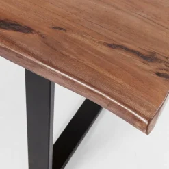 Clearance Eettafel Harmony Dark Crude Steel 200x100 Kasten|Tafels