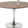 Shop Eettafel Invitation Set Walnoot Zink Ø120cm Tafels|Tuinmeubelen
