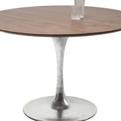 Shop Eettafel Invitation Set Walnoot Zink Ø120cm Tafels|Tuinmeubelen