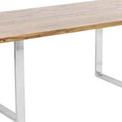 Clearance Eettafel Jackie Oak Chrome 160x80 Kasten|Tafels