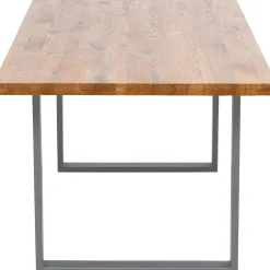 Cheap Eettafel Jackie Oak Crude Steel 160x80 Kasten|Tafels