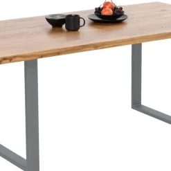 Cheap Eettafel Jackie Oak Crude Steel 160x80 Kasten|Tafels
