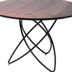 Best Sale Eettafel Molekular Black Walnut 120cm Tafels