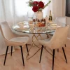 Best Sale Eettafel Molekular Goud Ø120cm Kasten|Tafels
