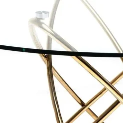 Best Sale Eettafel Molekular Goud Ø120cm Kasten|Tafels