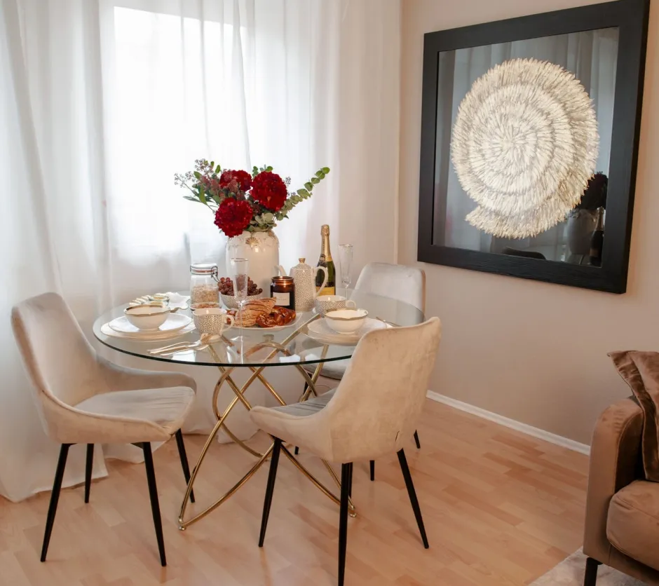 Best Sale Eettafel Molekular Goud Ø120cm Kasten|Tafels