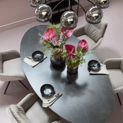 Outlet Eettafel Possibilita Black 220x120cm Kasten|Tafels