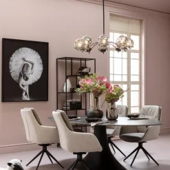 Outlet Eettafel Possibilita Black 220x120cm Kasten|Tafels
