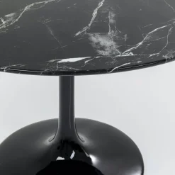 Sale Eettafel Solo Marmer Zwart Ø110cm Kasten|Tafels