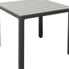 Best Eettafel Sorrento Grey 80x80cm Kasten|Tuinmeubelen