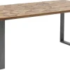 Store Eettafel Stars Ruwstaal 180x90cm Kasten|Tafels
