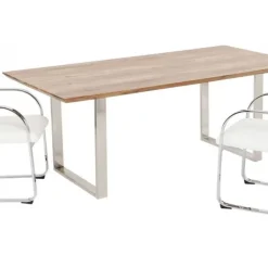 Store Eettafel Symphony Chroom 200x100cm Kasten|Tafels