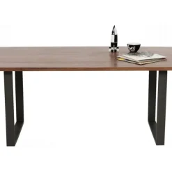 Best Eettafel Symphony Donker Ruwstaal 200x100cm Kasten|Tafels