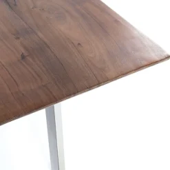 Clearance Eettafel Symphony Donker Chroom 160x80cm Kasten|Tafels