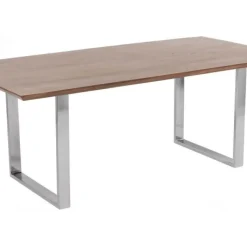 Clearance Eettafel Symphony Donker Chroom 200x100cm Kasten|Tafels