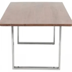 Clearance Eettafel Symphony Donker Chroom 200x100cm Kasten|Tafels
