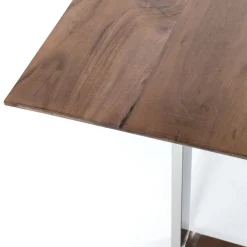 Clearance Eettafel Symphony Donker Chroom 200x100cm Kasten|Tafels