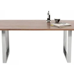 Clearance Eettafel Symphony Donker Chroom 200x100cm Kasten|Tafels