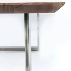 Clearance Eettafel Symphony Donker Chroom 200x100cm Kasten|Tafels