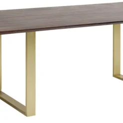 Outlet Eettafel Symphony Donker Messing 160x80cm Kasten|Tafels