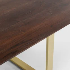 Outlet Eettafel Symphony Donker Messing 160x80cm Kasten|Tafels