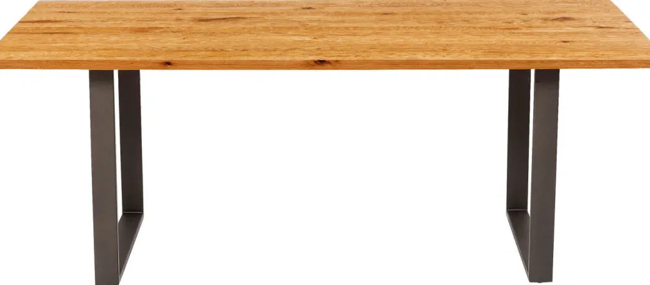 Cheap Eettafel Symphony Eiken Ruwstaal 160x80cm Kasten|Tafels