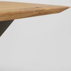 Outlet Eettafel Symphony Oak Cross Black 180x90cm Kasten|Tafels