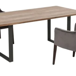 Cheap Eettafel Symphony Ruwstaal 160x80cm Kasten|Tafels