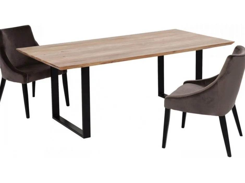 Shop Eettafel Symphony Zwart 160x80cm Kasten|Tafels