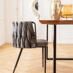 Shop Eettafel Symphony Zwart 160x80cm Kasten|Tafels