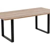 Store Eettafel Symphony Zwart 180x90cm Kasten|Tafels