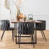Best Eettafel Symphony Zwart 200x100cm Kasten|Tafels