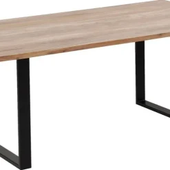 Best Eettafel Symphony Zwart 200x100cm Kasten|Tafels